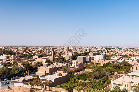 伊朗亚兹德小镇背景图片