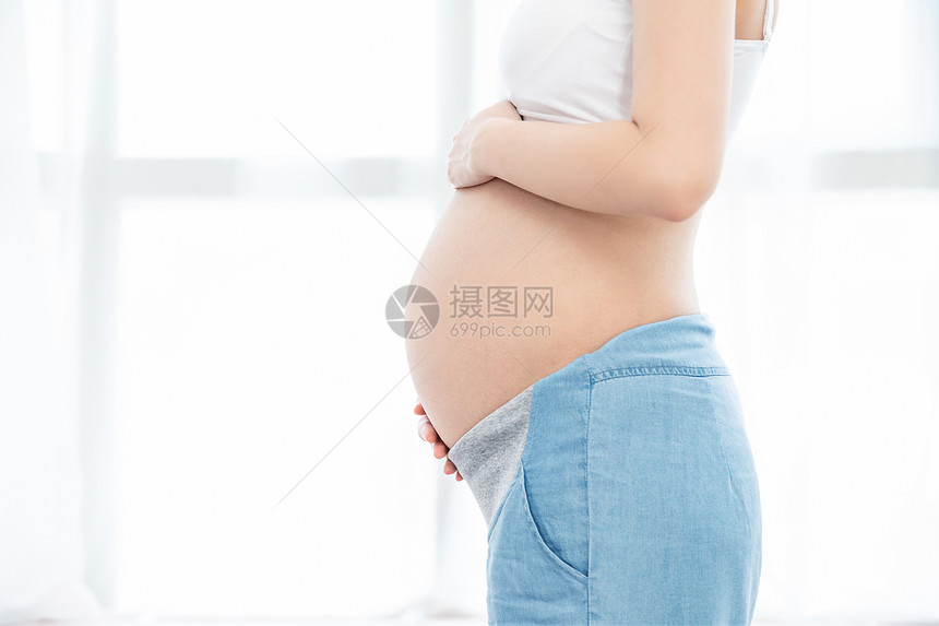 孕妇特写图片