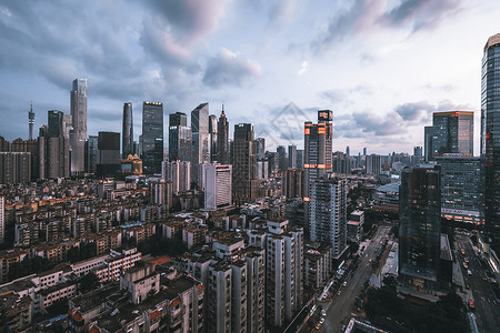 将新设计广州城市风光背景