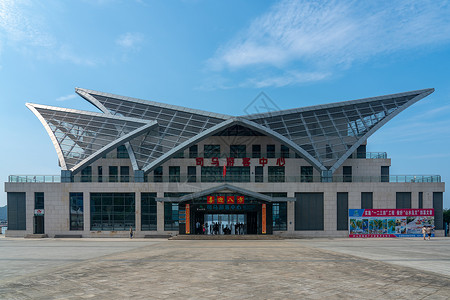 江西九江永修庐山西海景区游客中心背景图片