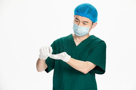 手术体位素材医生手部描绘背景