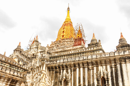 缅甸蒲甘金皇宫背景图片