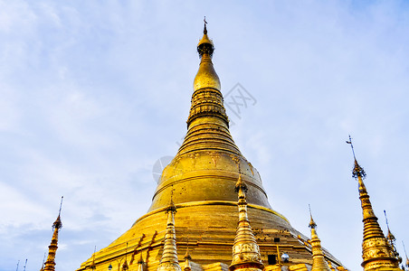 缅甸仰光大金塔背景图片