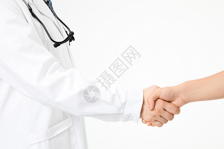 医生握手图片