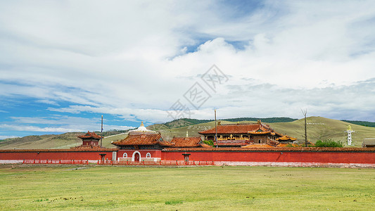 版满族蒙古国庆宁寺背景