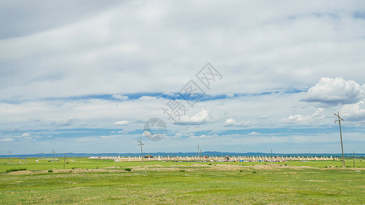 蒙古自然旷野背景图片