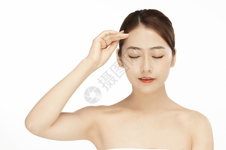 女性美容护肤保养背景图片