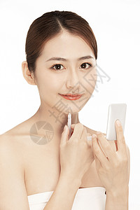 女性美容化妆保养背景图片