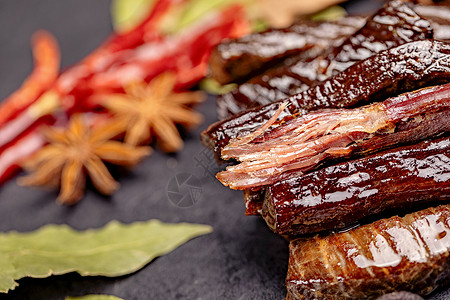 零食架牛肉干背景