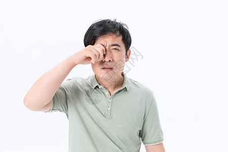 中年男性眼部健康图片