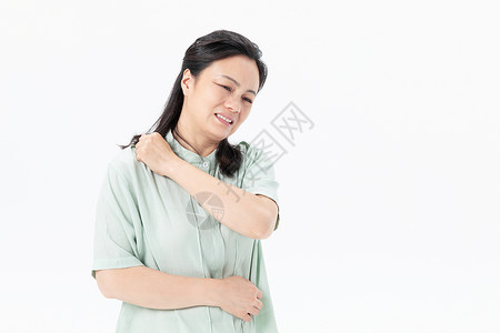 中年女性肩膀痛图片