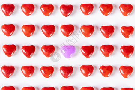 红色爱心糖果高清图片