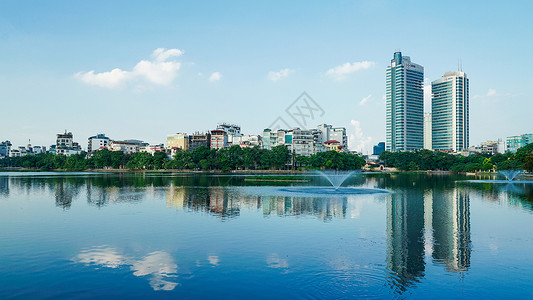 越南西湖背景图片