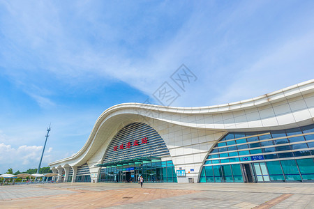 防城港动车站背景图片