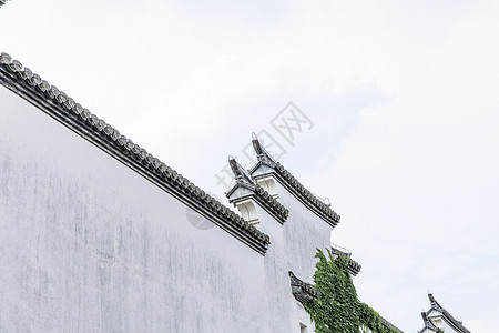中式建筑背景图片