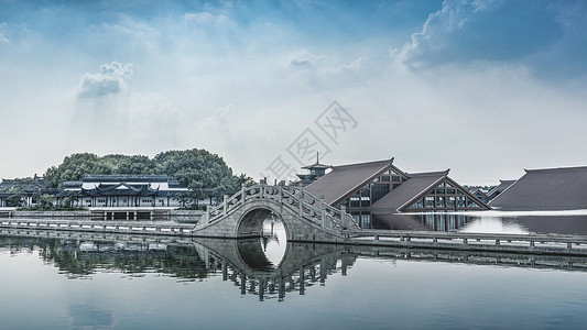 广富林文化遗址背景图片