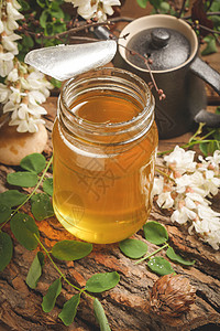 蜂蜜农家蜂蜜花蜜茶高清图片