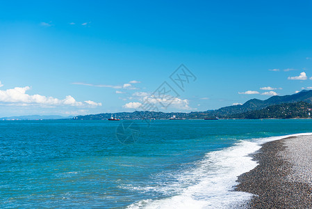 黑海海边海滩黑海高清图片