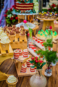 圣诞节布景婚礼甜品台背景