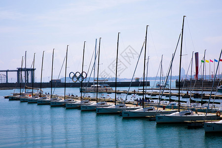 青岛奥体青岛国际帆船中心背景