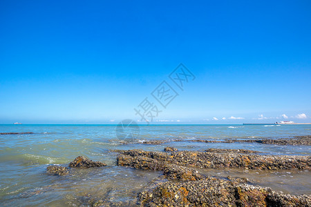 波浪头北海冠头岭背景