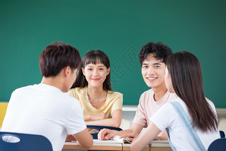 大学生上课教室学习背景图片