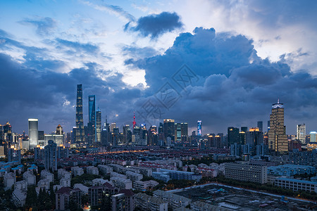 上海城市居民区风光图片
