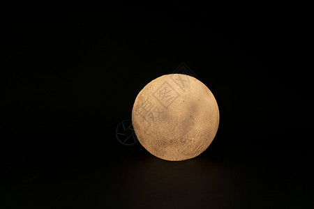 中秋节发光边框中秋圆月背景