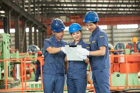 国际沟通国企工人工程师工作交谈背景