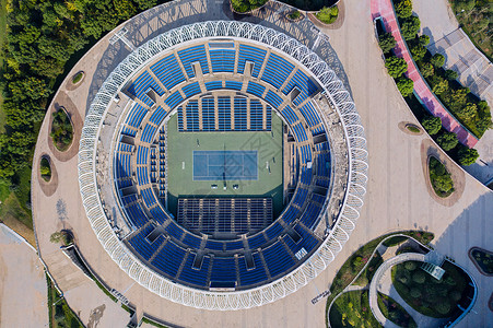 武汉网球中心内景图片