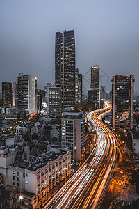 上海延安路高架路背景