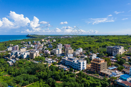 涠洲岛滴水丹屏居民楼图片