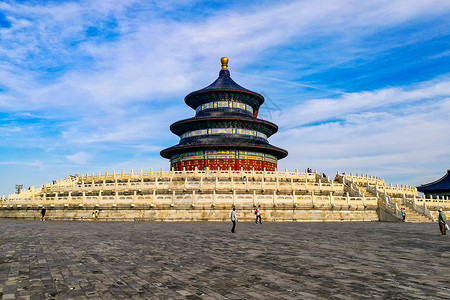 北京天坛古建筑风光图片