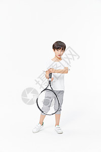 网球少年背景图片