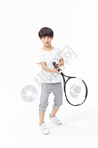 网球少年背景图片