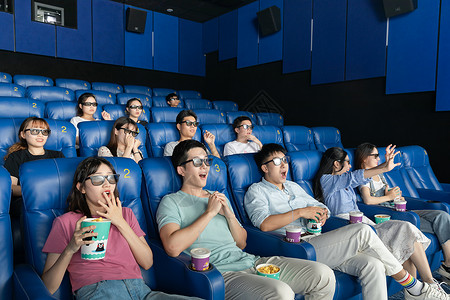 中国第一家电影院朋友相聚影院看电影背景
