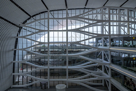 北京大兴国际机场的建筑图片