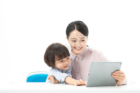 儿童幼教平板电脑在线学习背景