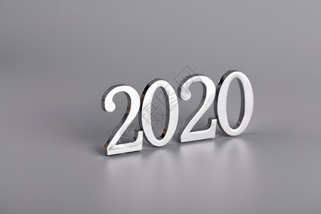 立体数字矢量图2020年数字背景