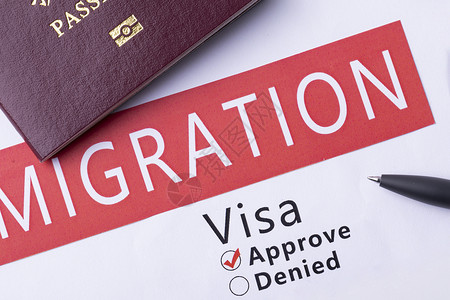 国外留学移民出国申请背景图片