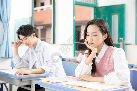 青年大学生考试考研背景图片