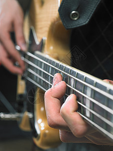 一个电吉他手背景图片