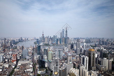 上海天际线背景图片
