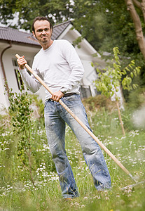 一个男人的园艺画像图片