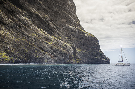 西班牙加那利群岛特内里费岛马斯卡的渡船图片