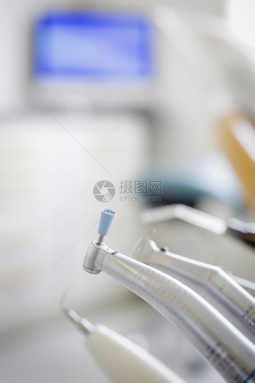 牙医工具，特写图片