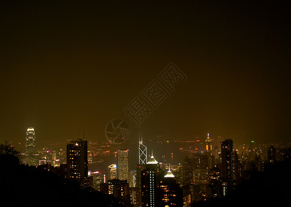 香港夜景背景图片