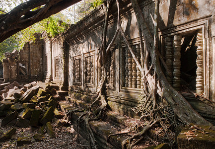 柬埔寨Beng Mealea古庙遗址高清图片