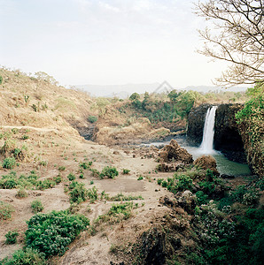 埃塞俄比亚西北部塔纳湖蓝色尼罗河背景图片