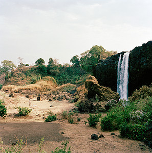 埃塞俄比亚西北部塔纳湖蓝色尼罗河高清图片